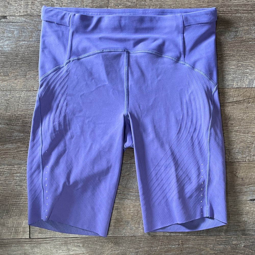 Lululemon SenseKnit Running High-Rise Shorts 10" Charred Indigo